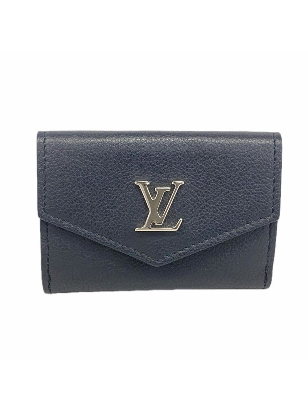 Louis Vuitton Trifold Wallet Portefeuille Lock Mini Noir